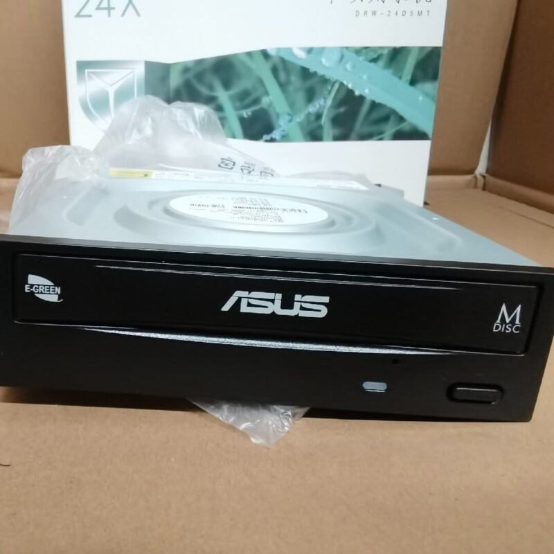 ASUS DRW-24D5MT 24X DVD Writer Optical Disc Drive M-DISC Support  Disc Encryption Nero Backitup, E-Green, E-Media, Black SATA - Image 3
