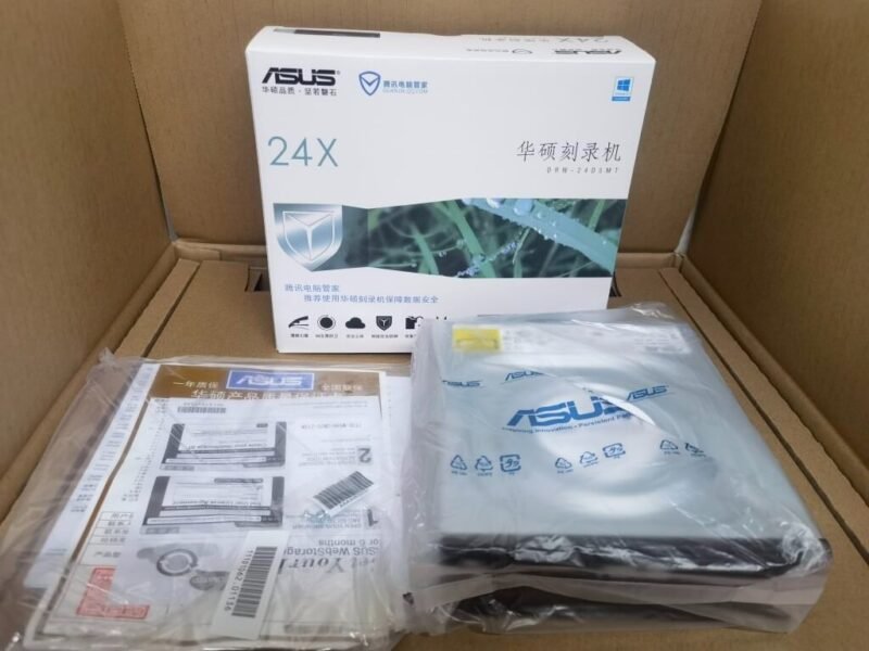 ASUS DRW-24D5MT 24X DVD Writer Optical Disc Drive M-DISC Support  Disc Encryption Nero Backitup, E-Green, E-Media, Black SATA - Image 6