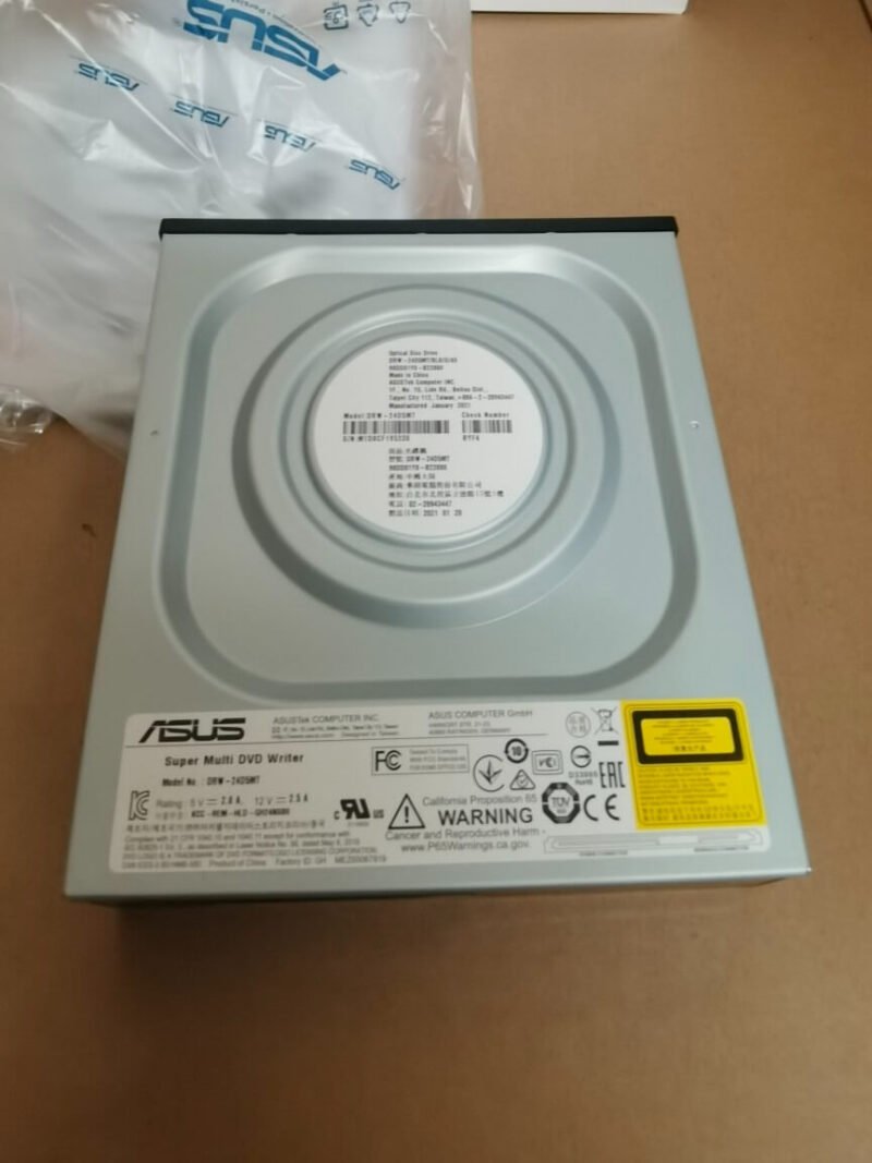 ASUS DRW-24D5MT 24X DVD Writer Optical Disc Drive M-DISC Support  Disc Encryption Nero Backitup, E-Green, E-Media, Black SATA - Image 5