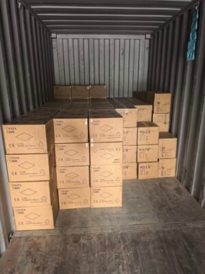 800 cartons are loaded