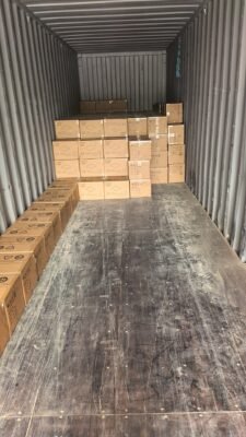 800 cartons are loaded