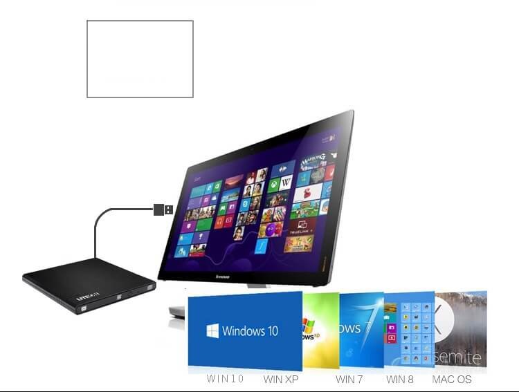 Lite-On IT Corporation Optical Drives EBAU108 USB DVD-RW 8X External Black - Image 9