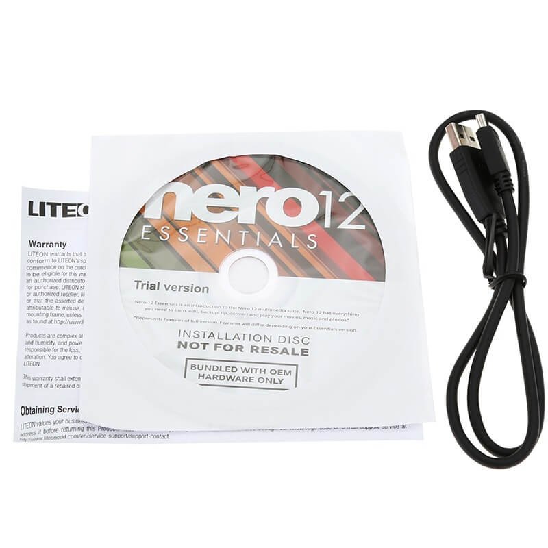 Lite-On IT Corporation Optical Drives EBAU108 USB DVD-RW 8X External Black - Image 7