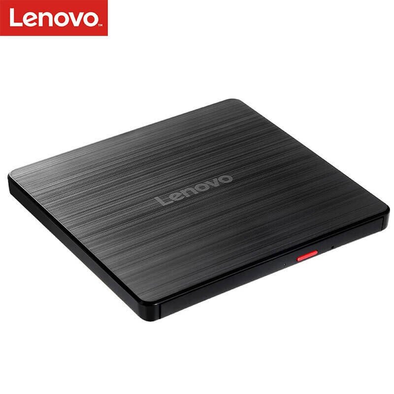 Lenovo GP70N USB 2.0 External DVD Burner - Portable CD/DVD Rewriter for PC/Mac