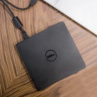 Dell USB Slim External Disk Drive USB DVD +/- RW Drive DW316 - Plug and Play, 8 Watt Power Consumption, Windows 11 or below - Black