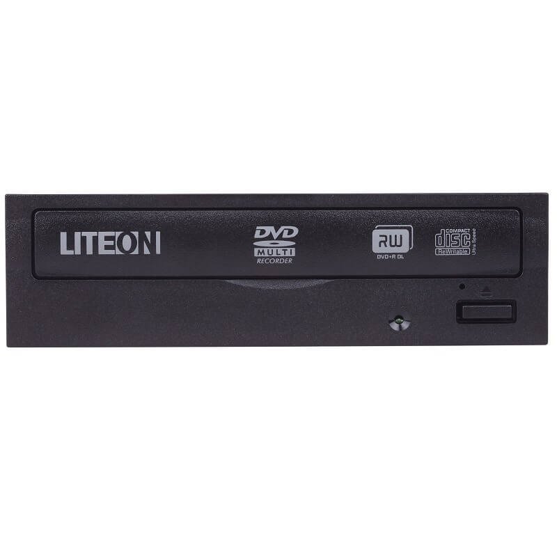 Digital Lite-On IHAS124 24X SATA CD DVD/RW Internal drive Dual Layer Internal Burner Drive Writer - Black (Bulk – Drive only) - Image 2